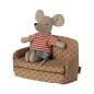 Maileg Schlafsofa Maus mit Punkten