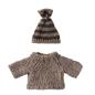 Maileg Bekleidungsset Großer Bruder Strickpullover und Mütze