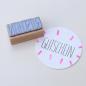 Perlenfischer Text-Stempel GUTSCHEIN