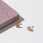 Hartgut Buntbeton Ohrstecker 7mm rosegold beere