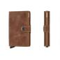 SECRID Geldbörse Miniwallet Vintage Leder