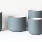 Mobile Preview: Archive FUNDAMENT Cappuccino Cup 130ml teal/blaugrau