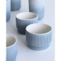 Mobile Preview: Archive Keramik Cappuccino rib blau