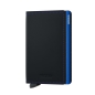 Mobile Preview: SECRID Slimwallet Matte Black & Blue