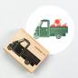 Perlenfischer Stempel Sommer: DREIRAD Auto