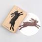 Perlenfischer Stempel Hase Springend