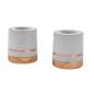 Bannik Design Stabkerzenhalter Beton grau
