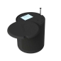 Kreafunk DABBIE Radio, Wecker und Bluetoothbox black
