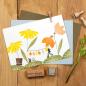 Perlenfischer Stempel SONNENHUT