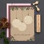 Perlenfischer Text-Stempel: WEIHNACHTSPOST