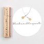 Perlenfischer Text-Stempel: WEIHNACHTSPOST