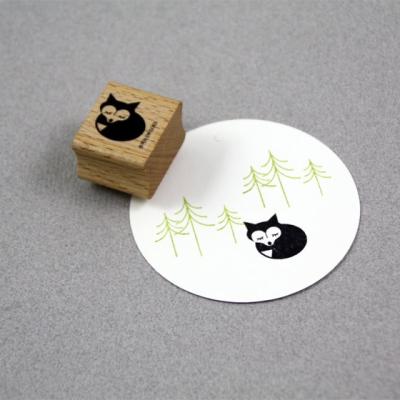 Perlenfischer Stempel träumender Fuchs
