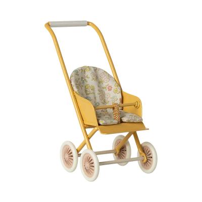Maileg Kinderwagen Mikro gelb