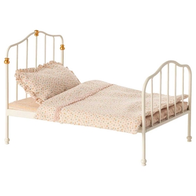 Maileg Vintage Bett Maus  off white