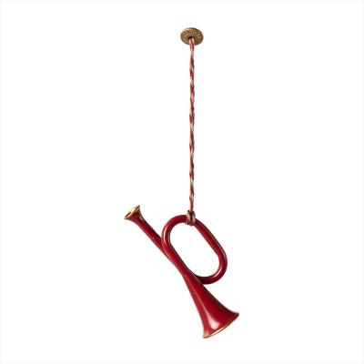 Maileg Metallornament Baumschmuck Trompete rot