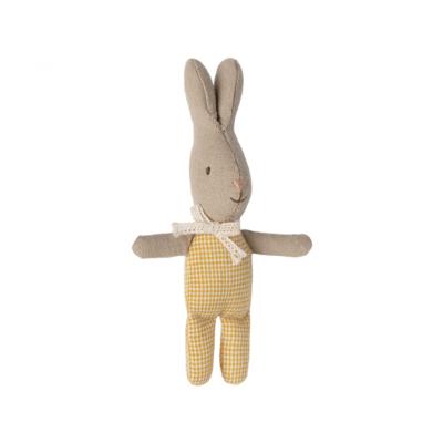 Maileg MY RABBIT im gelb kariertem Strampler