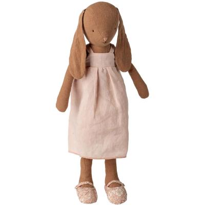 Maileg #3 BUNNY schoko mit Kleid und Schuhen