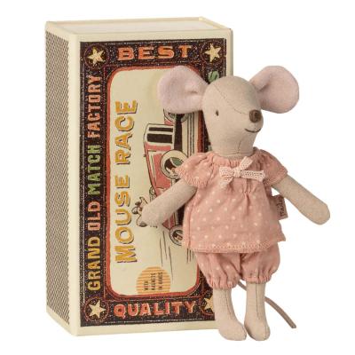 Preview: Maileg große Schwester Maus in Sreichholzschachtel