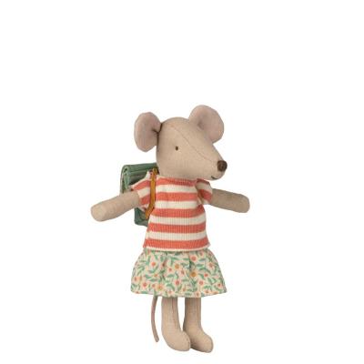 Maileg DREIRAD MAUS große Schwester grün