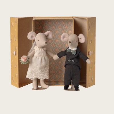 Maileg Hochzeitsmäuse Paar in Box, Mama und Papa
