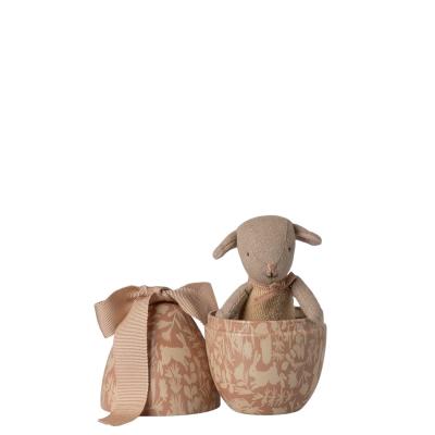 Maileg Osterei aus Metall mit Lamm - powder