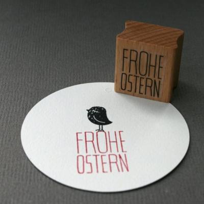 Perlenfischer Stempel Frohe Ostern