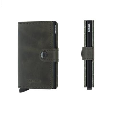 SECRID Geldbörse Miniwallet Vintage Leder