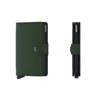 SECRID Miniwallet Matte Green Black