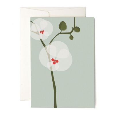 pleased to meet Grußkarten verschiedene Anlässe orchid