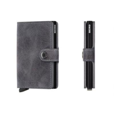 SECRID Miniwallet Vintage Grey Black