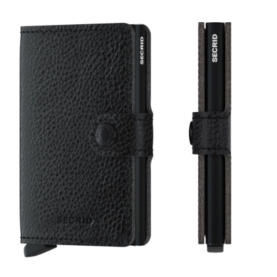 SECRID Miniwallet VEG Black Black