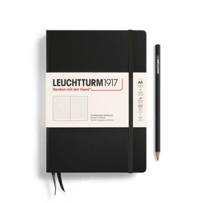 Leuchtturm 1917 Notizbuch medium A5 dotted - schwarz