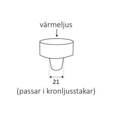 Våges Kerzenhalter Adapter Top