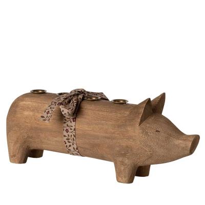 Maileg Adventsschwein natur