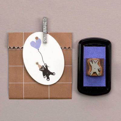 Perlenfischer Stempel Teddy