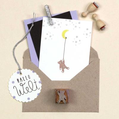 Perlenfischer Stempel Teddy