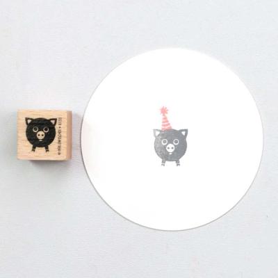Perlenfischer Stempel GLÜCKSSCHWEIN 2