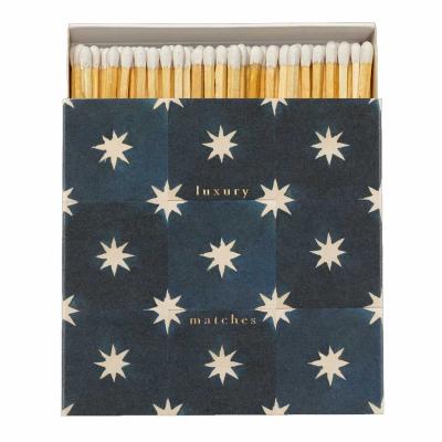 Archivist quadratische Streichhölzer mit Wintermotiven - Navy Star