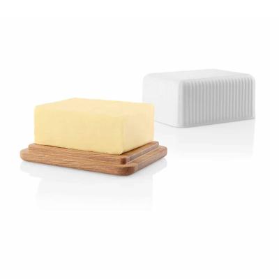 Eva Trio Butterdose Legio Nova  mit Holzdeckel