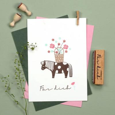 Perlenfischer Stempel Pony