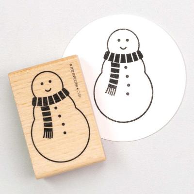 Perlenfischer Stempel Winter: SCHNEEMANN