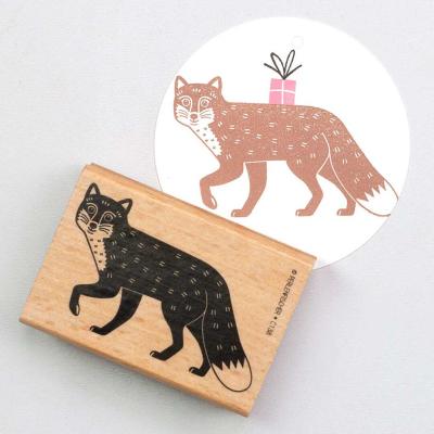 Perlenfischer Stempel Tiere: FUCHS laufend