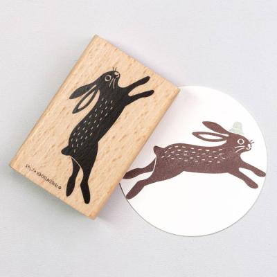 Perlenfischer Stempel Hase Springend