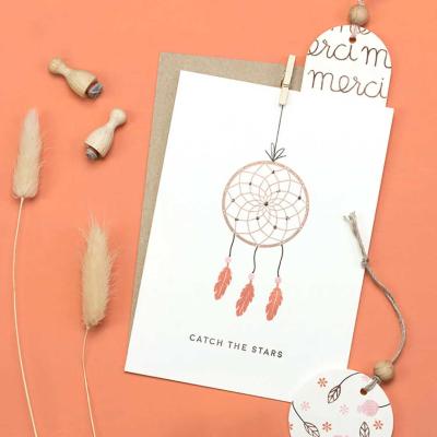 Preview: Perlenfischer Text-Stempel CATCH THE STARS