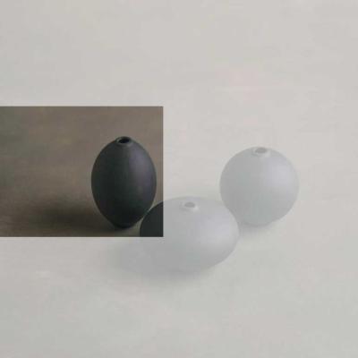 Klatt Objects Vase CHISANA schwarz - CHISANA 3 oval hoch