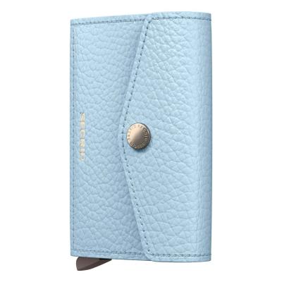 SECRID Geldbörse Envelope Pebble Leder - Pebble ice blue