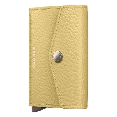 SECRID Geldbörse Envelope Pebble Leder - Pebble butter yellow