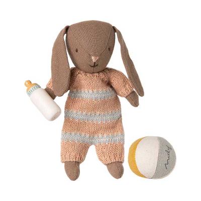 Maileg Hasen-Set, Micro - Braun - Dusty Rose