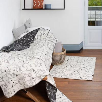 David Fussenegger Kinderdecke Hunde allover 140x200