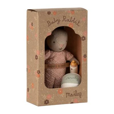 Preview: Maileg Kaninchen Set, Micro - Sand - Rosa